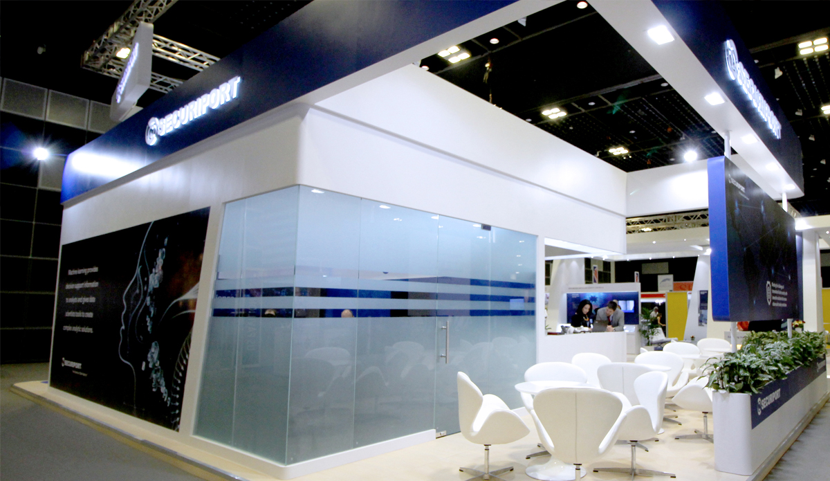 Interpol World Conference booth